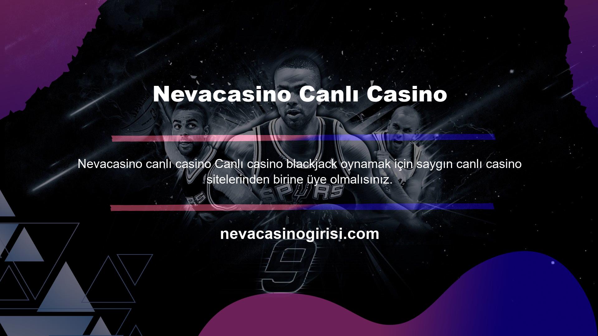 Programa kaydolarak canlı casino blackjack'i güvenilir ve anında oynayabilirsiniz