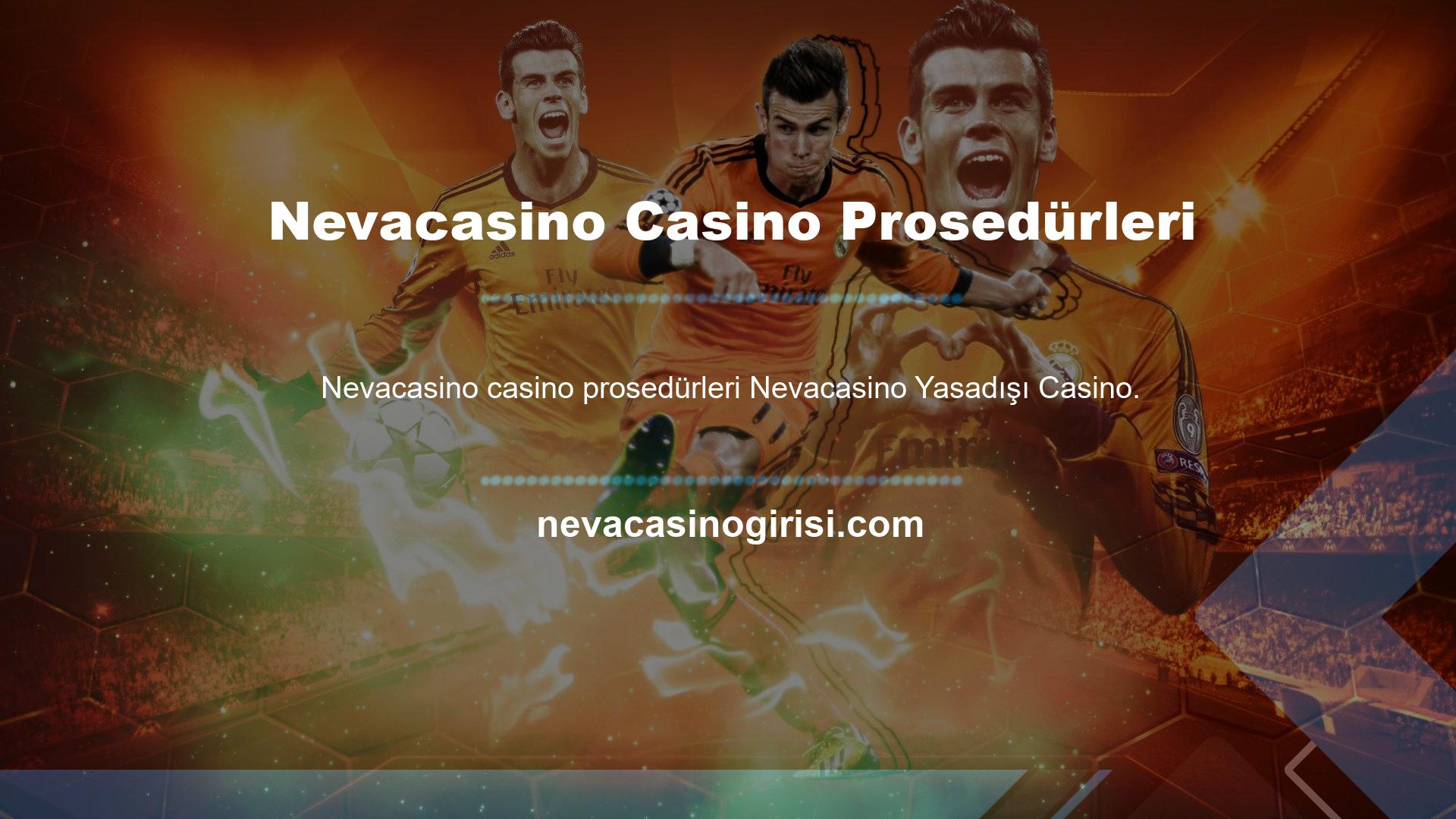 Aynı prosedür, yasadışı casino sitesine kaydedilirken izlenir