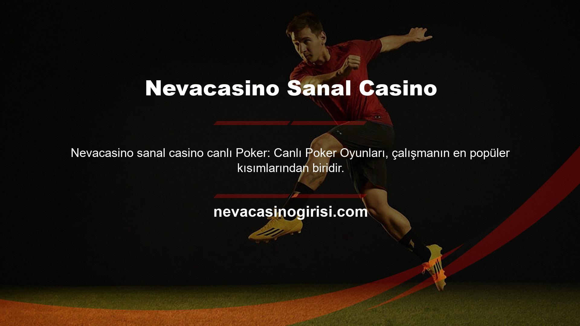 Buradaki sistem gerçek bir casino gibidir